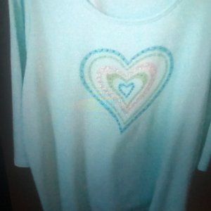Quaker Factory,  Rainbow Bling Top